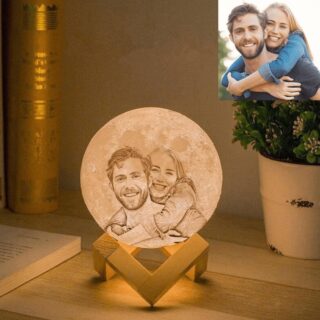 Buy 3D Personalized Photo Moon Lamp Gift