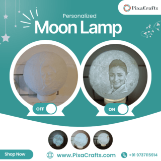 Personalized Socket Moon Lamp