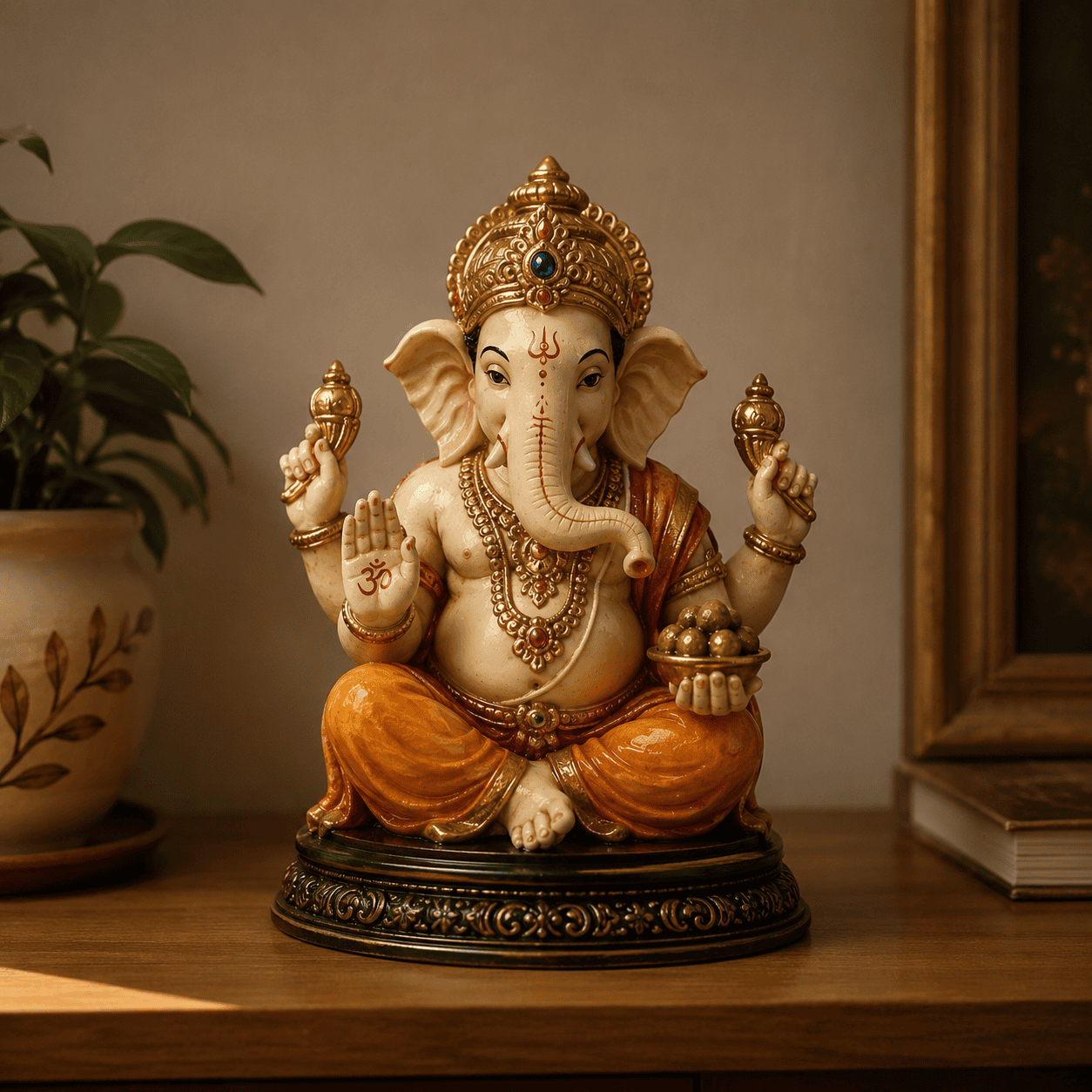 custom god idol making